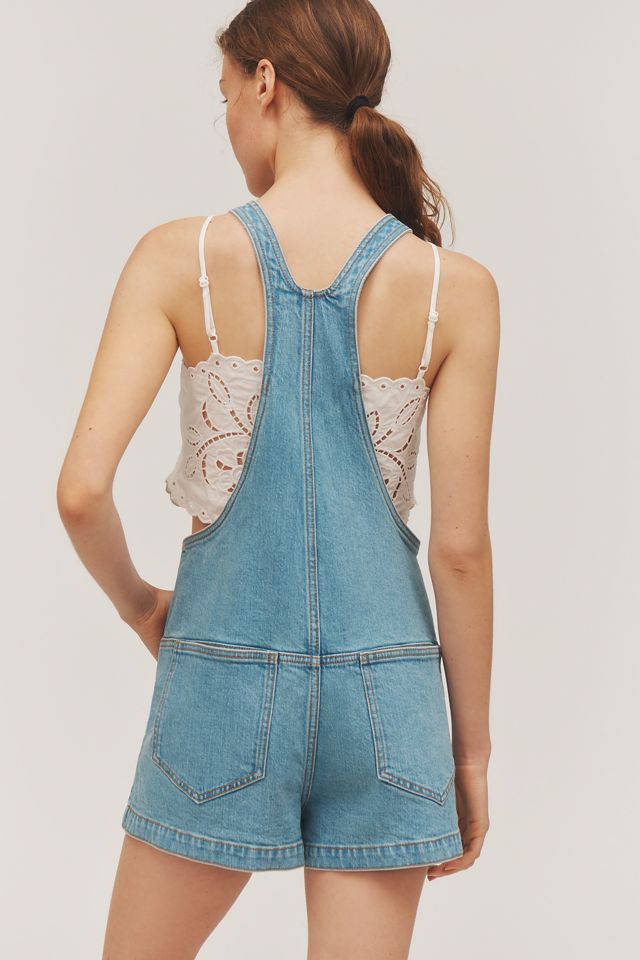 Pilcro Denim Overall Romper #2