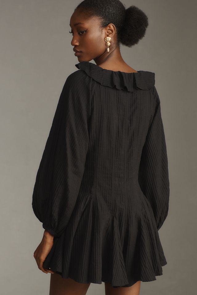 Pilcro Long-Sleeve Ruffled Scoop-Neck Romper #1