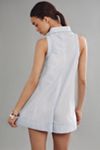 Maeve Sleeveless Shirred Linen Blend Romper