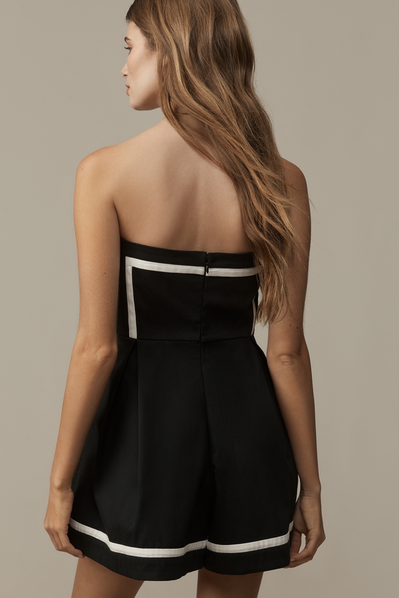 Maeve Strapless Cotton Romper