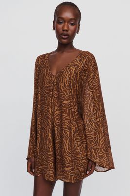 Mono de Manga Acampanada By Anthropologie