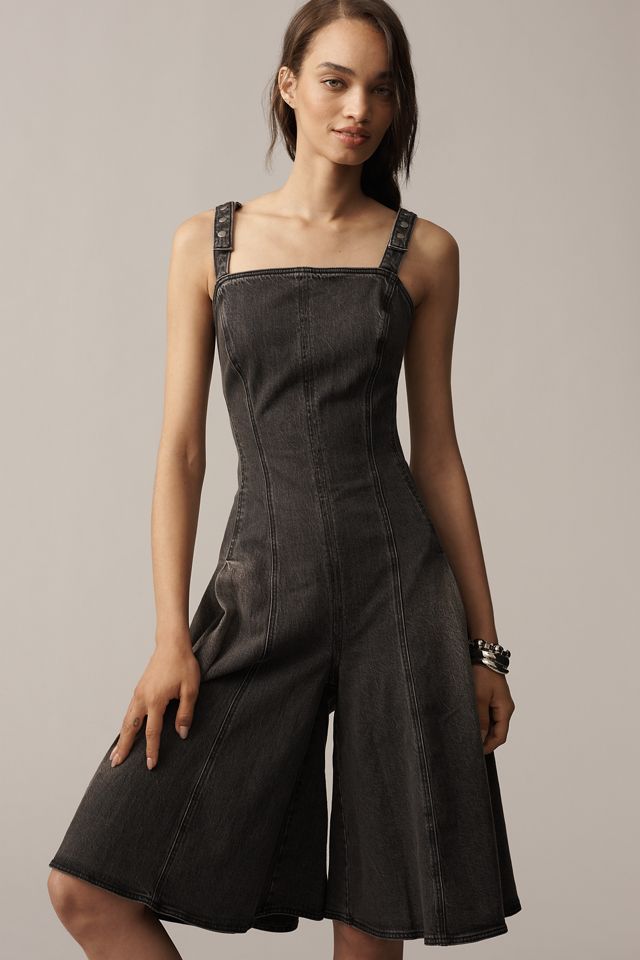 Pilcro Denim Midi Jumpsuit #4