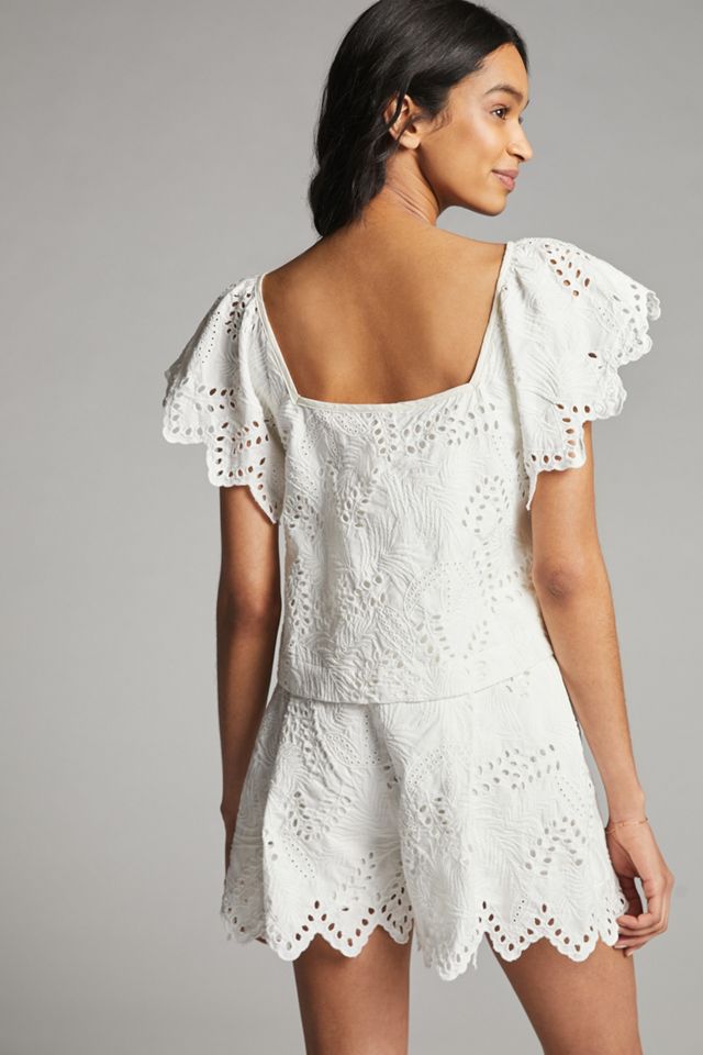 Maeve Daphne Eyelet Short Set #4