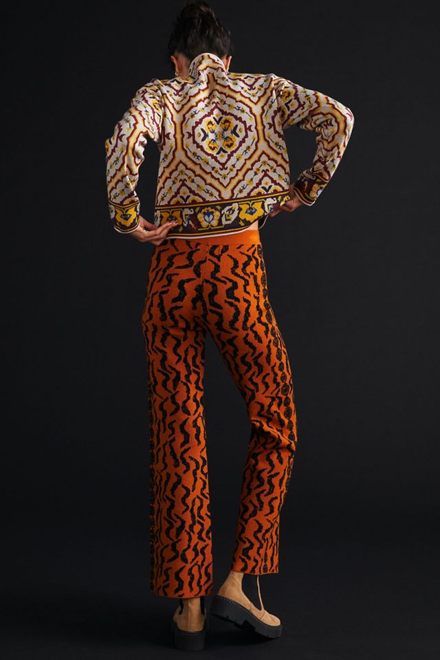 Contrast Sweater Pant Set #2