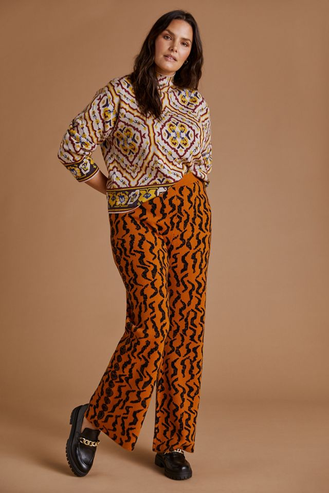 Contrast Sweater Pant Set #8
