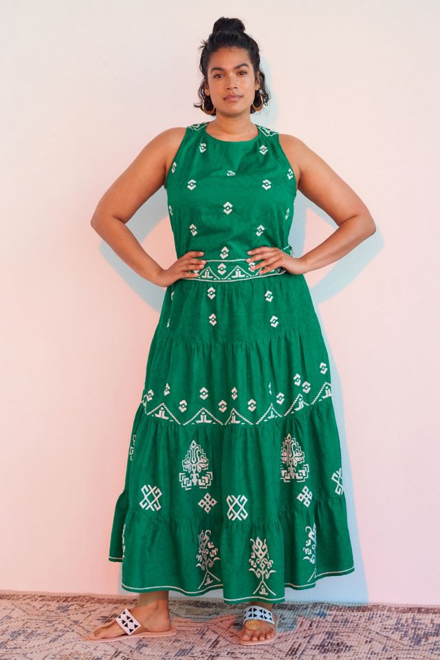 Mitra Embroidered Maxi Skirt #5