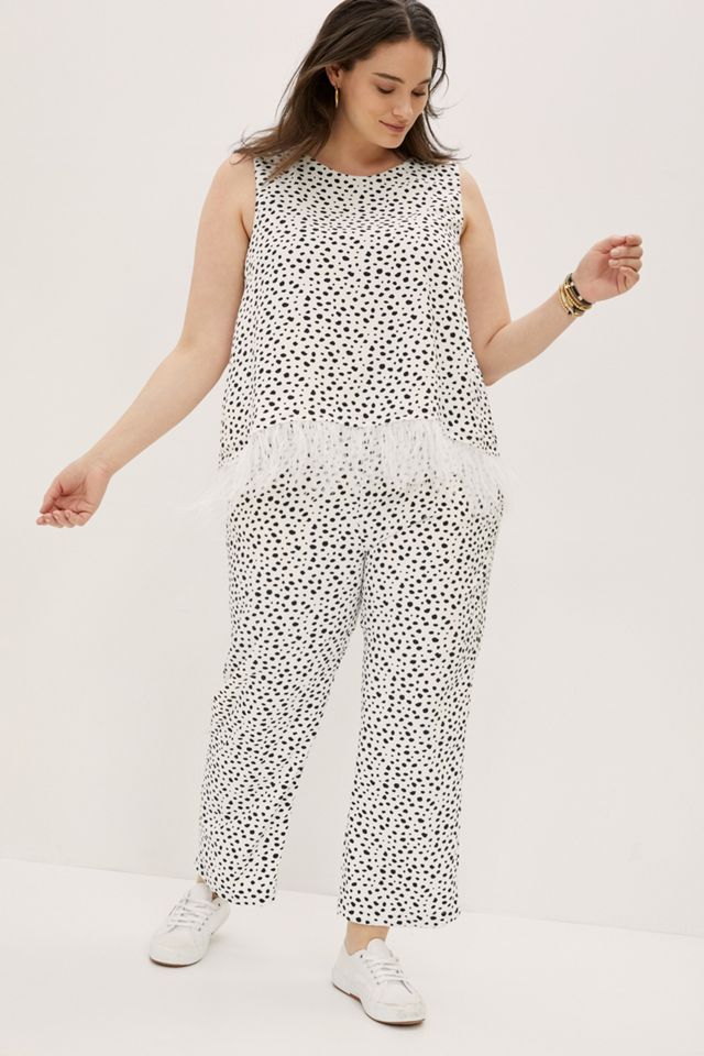 Eva Franco Gianna Feathered Pant Set #5