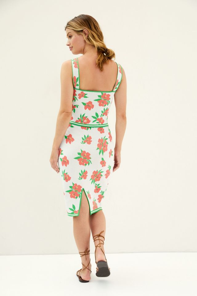 Eva Franco Floral Knit Skirt Set #2