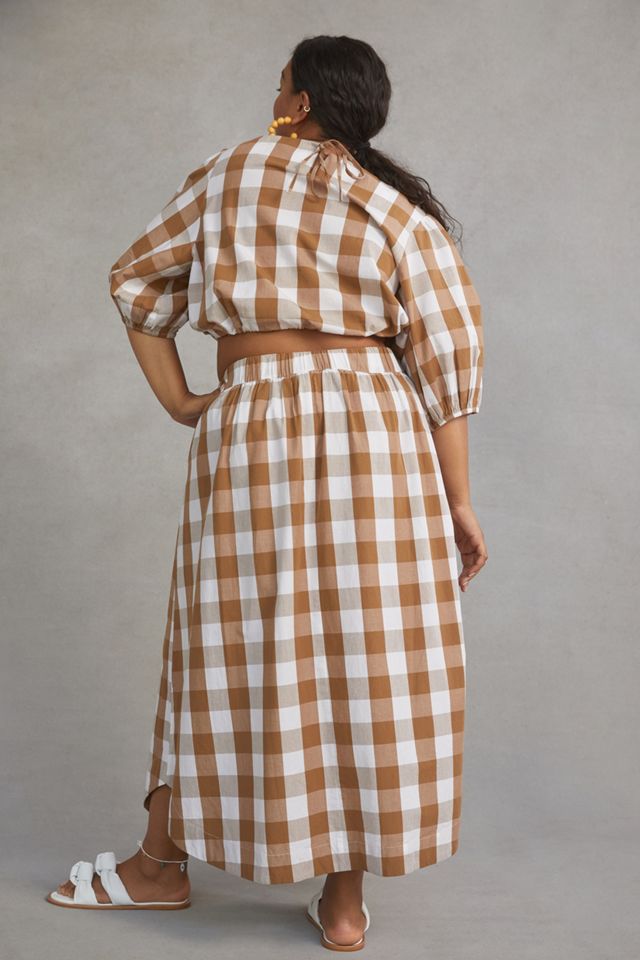 WHIT TWO Gingham Skirt Set #5