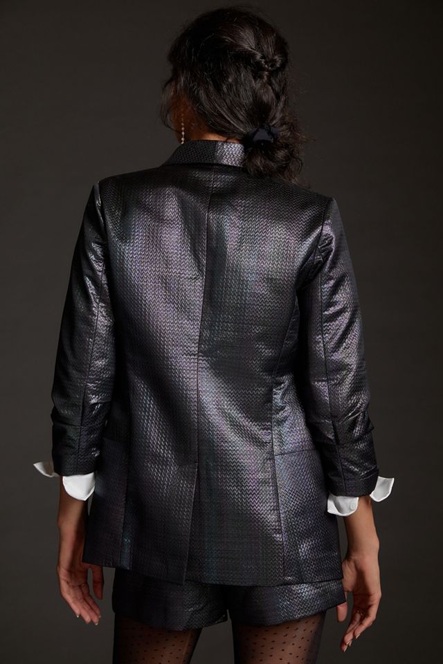 Hutch Blazer metallico strutturato #2