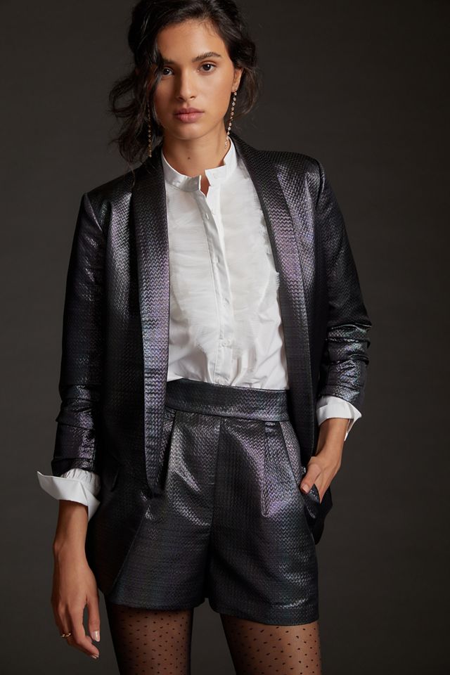 Hutch Blazer metallico strutturato #3