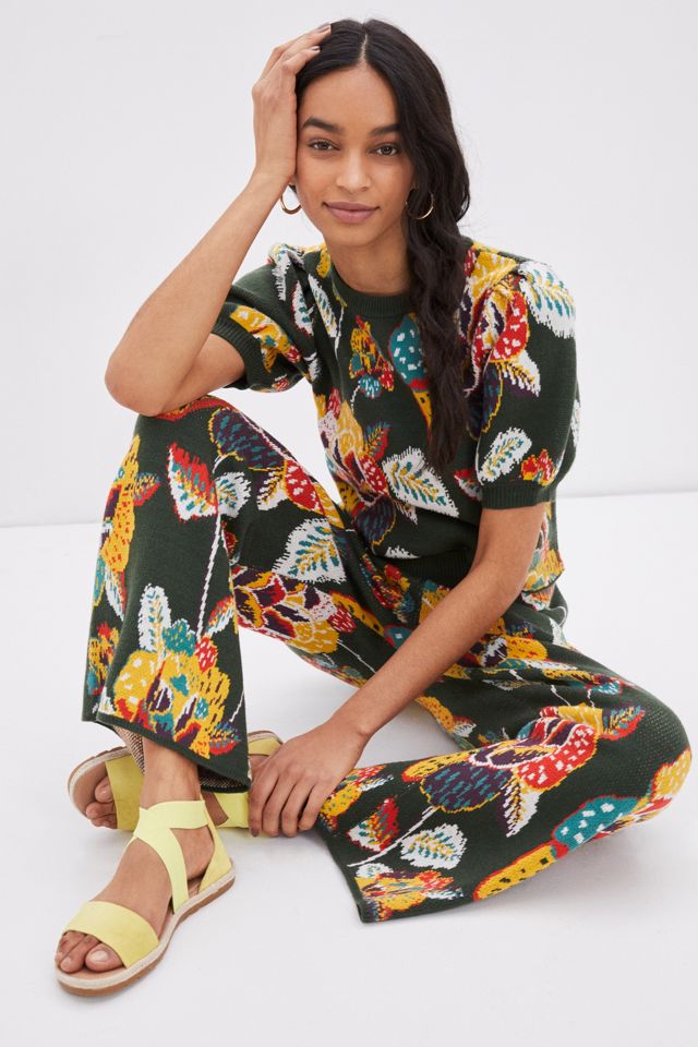 Farm Rio Margarita Floral Sweater Set