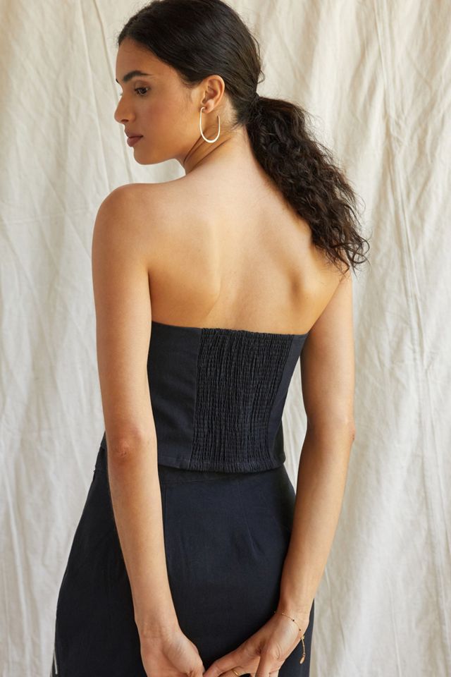Maeve Embroidered Tube Top #1