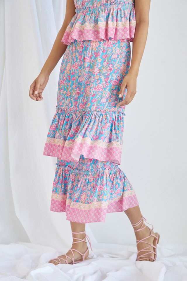 Plenty by Tracy Reese Meadow Tiered Midi Skirt #1