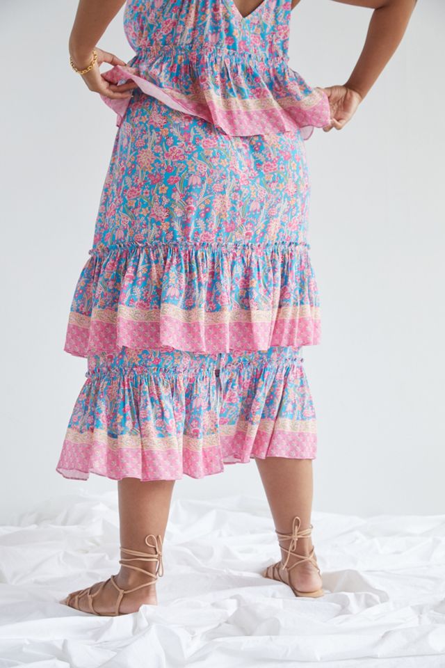 Plenty by Tracy Reese Meadow Tiered Midi Skirt #6