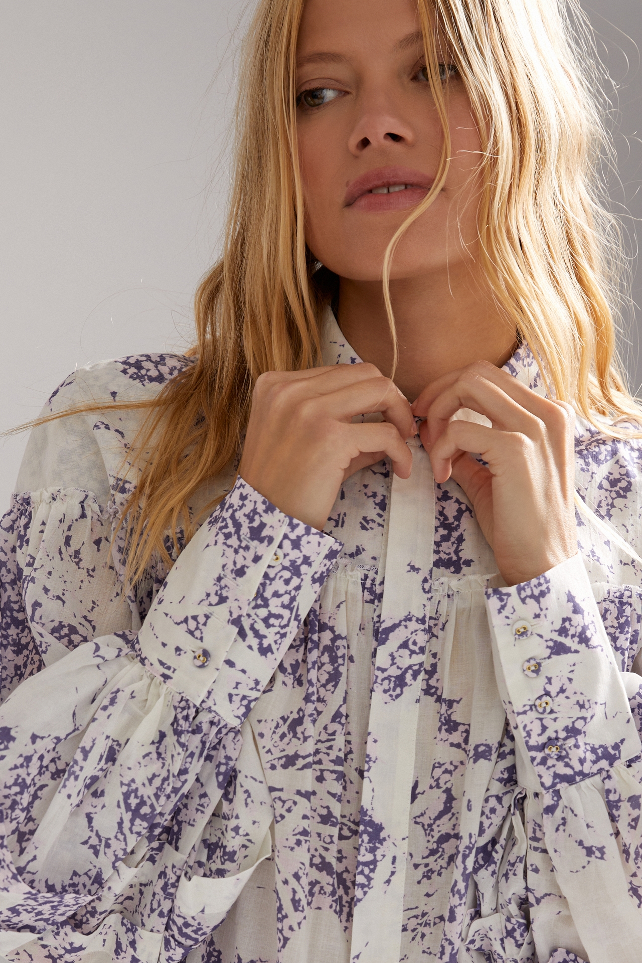 Aureta Studio Printed Buttondown