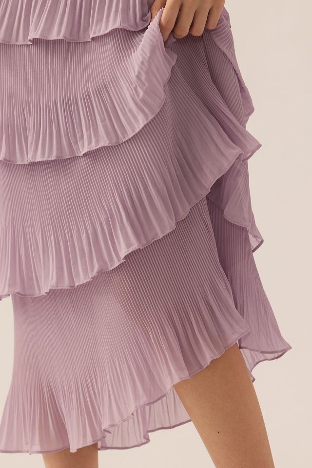 Essentiel Antwerp Dewave Ruffled Plissé Dress #3