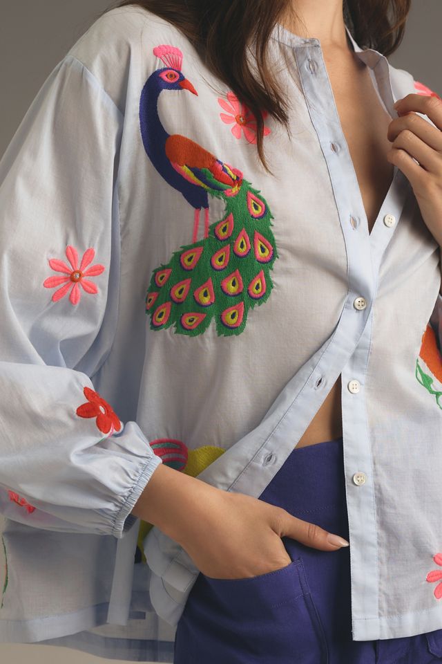Essentiel Antwerp Felhi Embroidered Blouse #3
