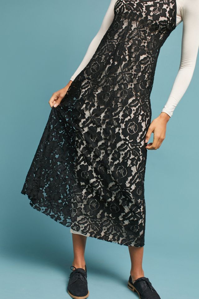 Knit & Lace Layered Dress #2