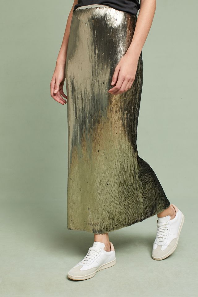 Sequin Maxi Skirt #1