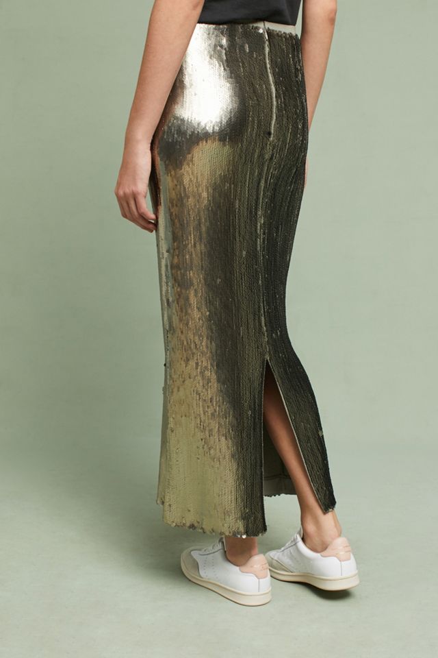 Sequin Maxi Skirt #3