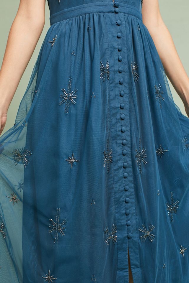 Lille Beaded Midi Dress