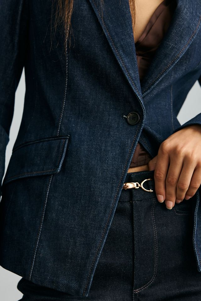 Paige Carmen Denim Blazer #3