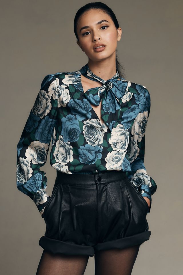 PAIGE Cleobelle Tie-Neck Blouse #3