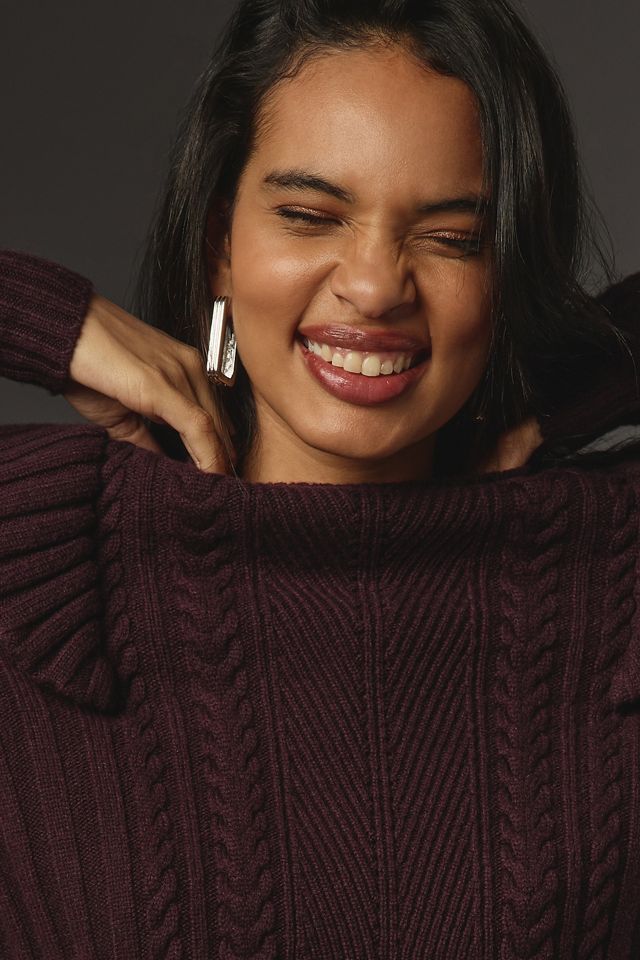 PAIGE Kate Cable-Knit Ruffle Sweater #2