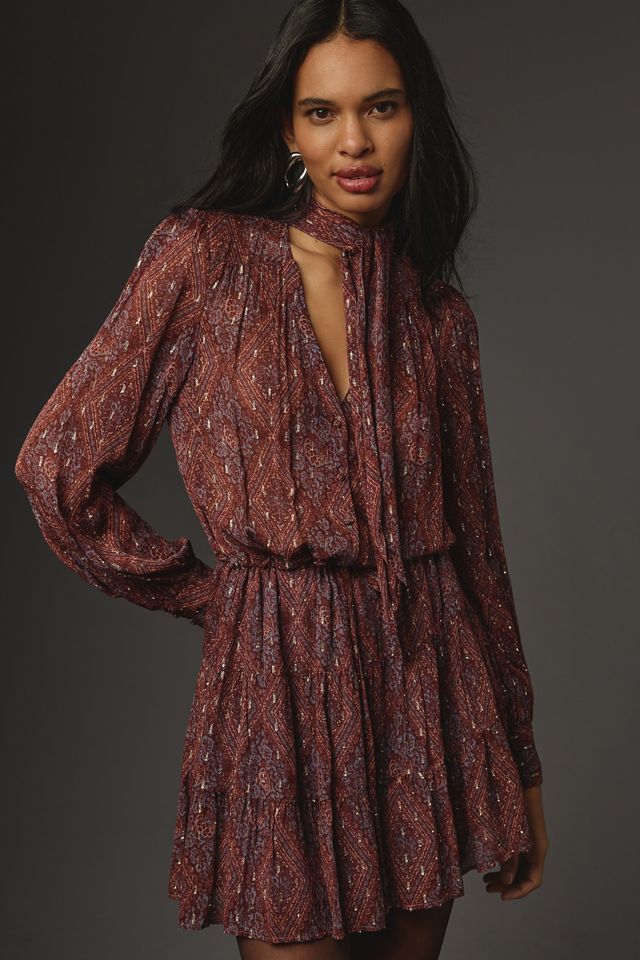 Paige Cleobelle Dress Red Size XS