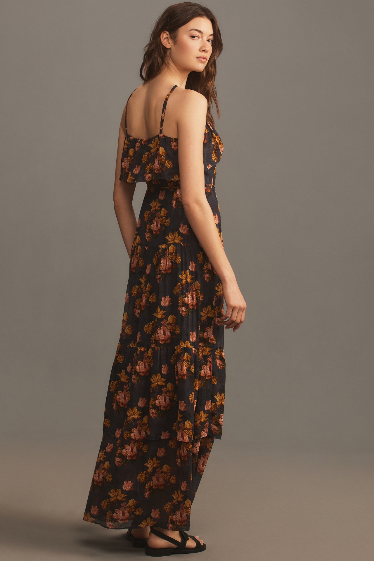 PAIGE Calypso Silk Maxi Dress