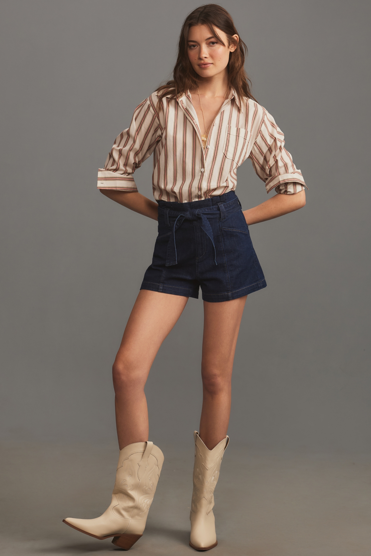 PAIGE Christa Buttondown Shirt