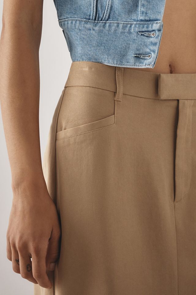PAIGE Maureen Trouser Midi Skirt #3