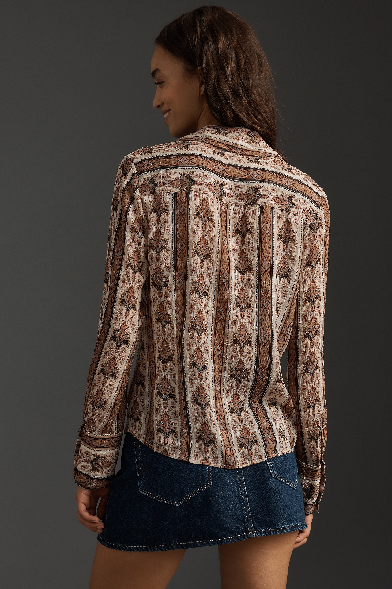 PAIGE Desano Buttondown Blouse