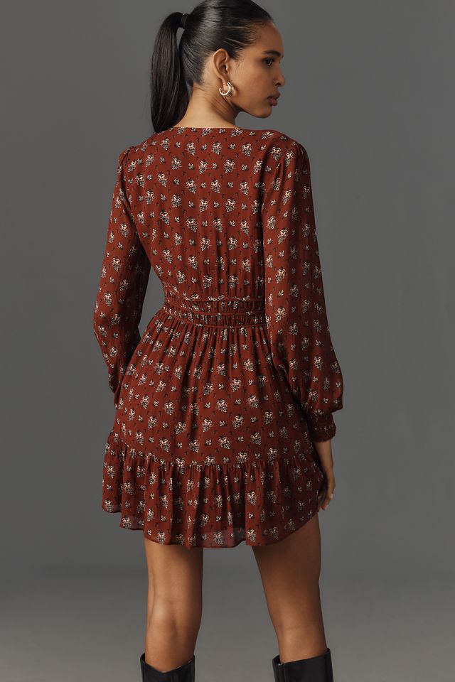 PAIGE Brasserie Silk Mini Dress #1