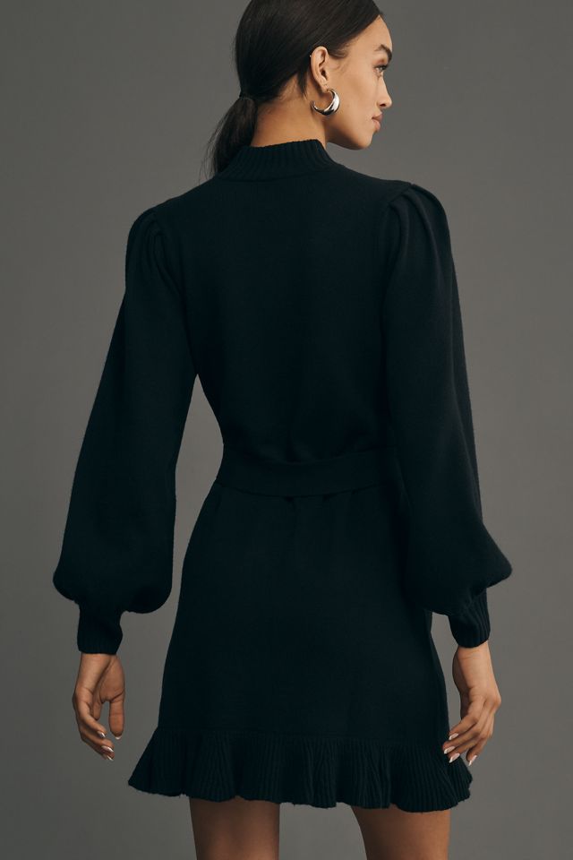 PAIGE Julita Long-Sleeve Sweater Mini Dress #1