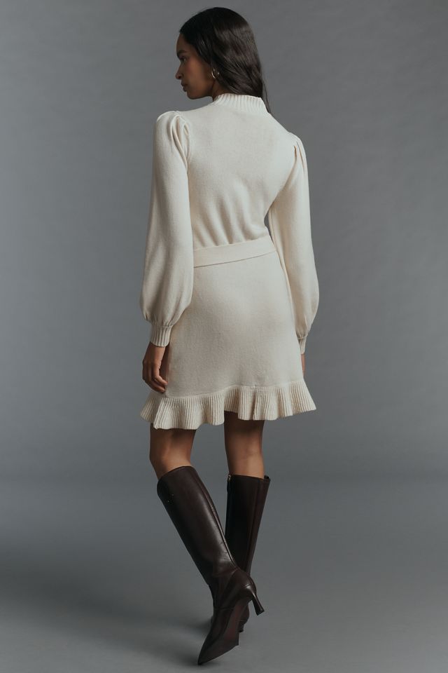 PAIGE Julita Long-Sleeve Sweater Mini Dress #1