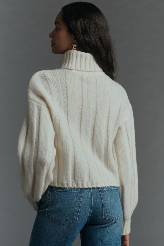 PAIGE Roselia Ribbed Turtleneck Sweater #1