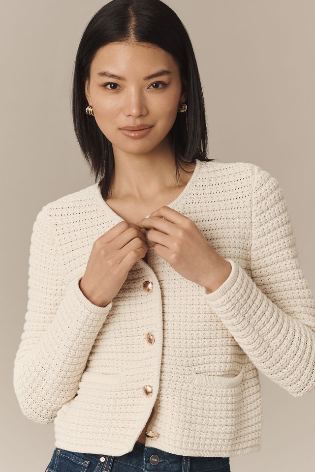 PAIGE Oberon Textured Cardigan Sweater #3