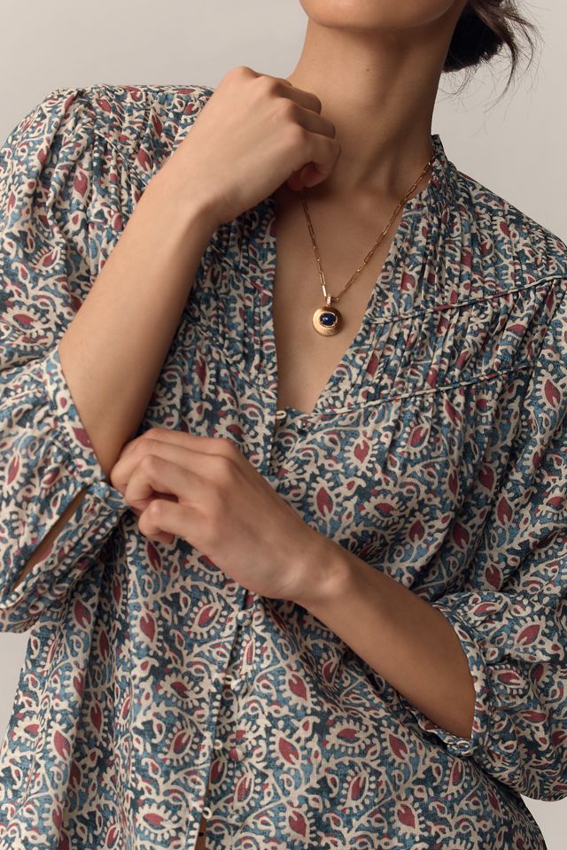 PAIGE Arlette Buttondown Blouse #1