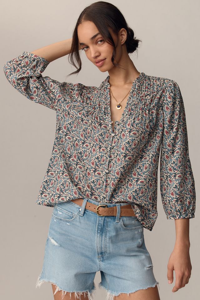 PAIGE Arlette Buttondown Blouse #3