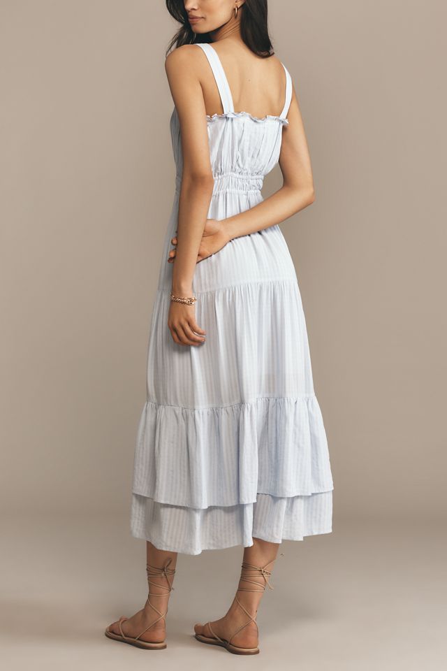PAIGE Persimmon Sleeveless Midi Dress #2