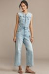 PAIGE Cirie Sleeveless Ankle Denim Jumpsuit