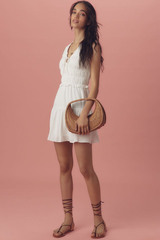 PAIGE Fraise Sleeveless V-Neck Mini Dress #2