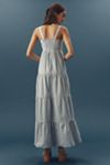 PAIGE Ginseng Sleeveless Tiered Maxi Dress