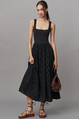 Anthropologie ★ Maeve Sleeveless Fitted A-Line Midi Dress Maeve Sleeveless Fitted A-Line Midi Dress | MarketFair Shoppes