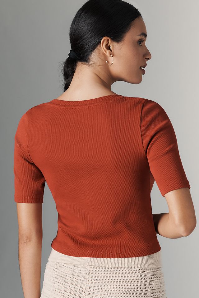PAIGE Evette Button-Front Top #1
