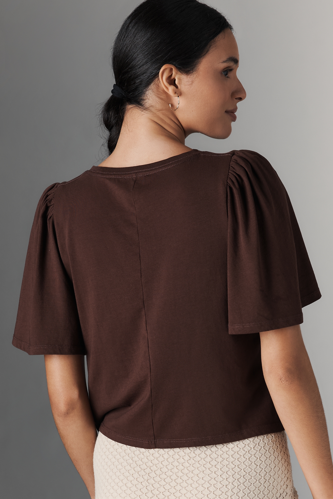 PAIGE Sigrid Crop Tee