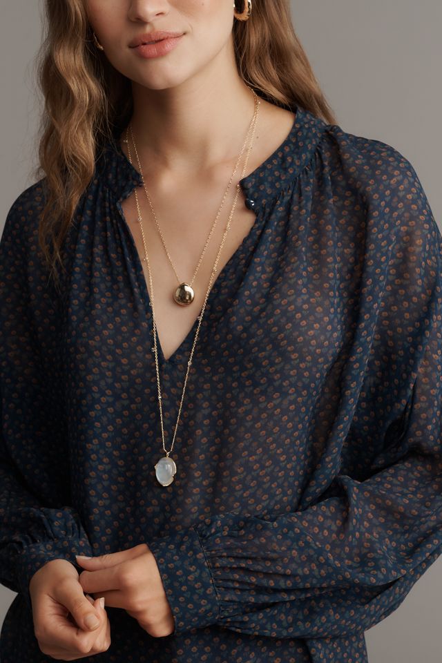 PAIGE Bibiana Long-Sleeve Blouse #4