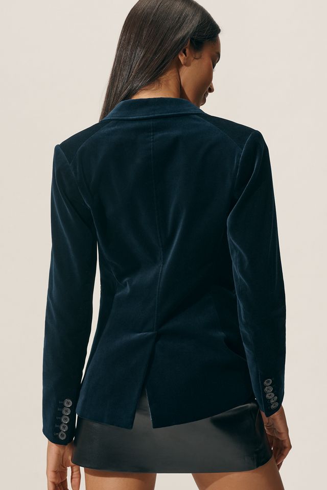 PAIGE Chelsee Velvet Blazer #1